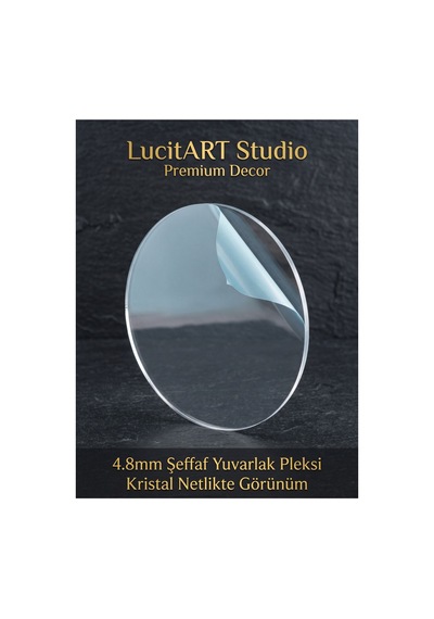 4.8mm Şeffaf Yuvarlak Pleksi Levha - Kusursuz Lazer Kesim Akrilik Disk Adet Seçenekli - Cam Alternatifi Gümüş 4.8mm Şeffaf Yuvarlak Pleksi Levha - Kusursuz Lazer Kesim Akrilik Disk Adet Seçenekli - Cam Alternatifi Gümüş