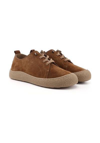 Gönderir Kadın Taba Süet Bağcıklı Hakiki Deri Sneaker Dyza85245732