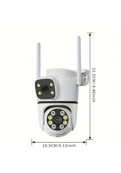 3dcool 3d-1200wf Hieasy 4mp 2 Kameralı Pt Hareketli Wi-fi Kablosuz Kamera
