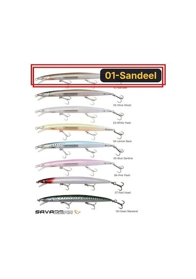 Savage Gear Sandeel Jerk Minnow Slow Float 175 25g Suni Yem