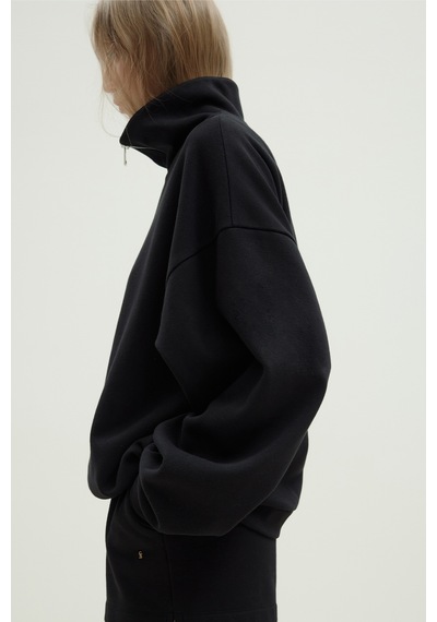 Suud Collection Siyah Low Oversize Sweatshirt