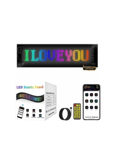 Hubrendy Tekno Led Matrix 16x96 Pixel Diğer