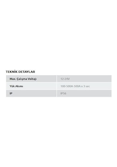 Mini Devre Kesici Akü Şalter 100-500a N11.14220