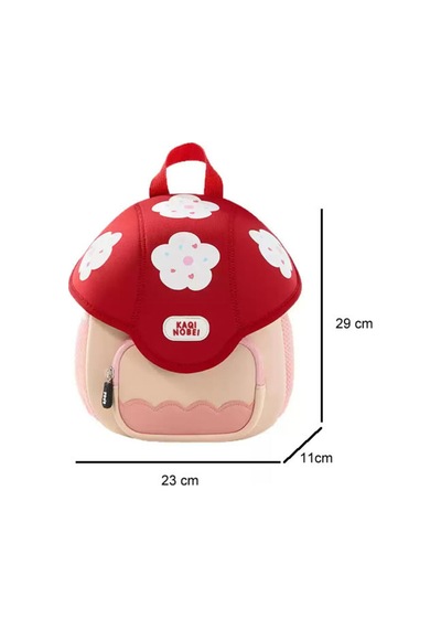 Mushroom Çocuk Sırt Çantası Kırmızı Kırmızı