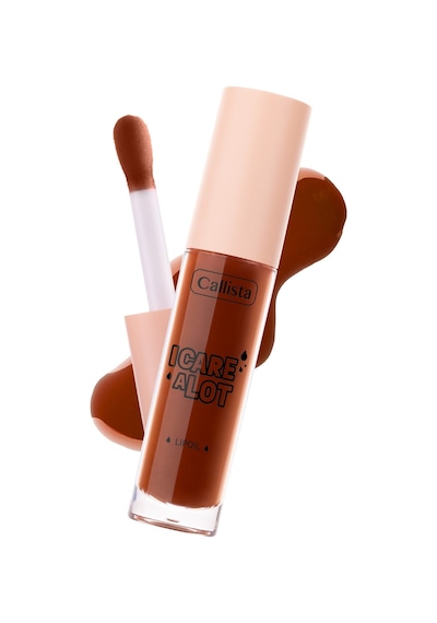 I Care A Lot Lip Oil Nemlendirici ve Parlatıcı Dudak Bakım Yağı - 50 Milky Caramel - Kahverengi
