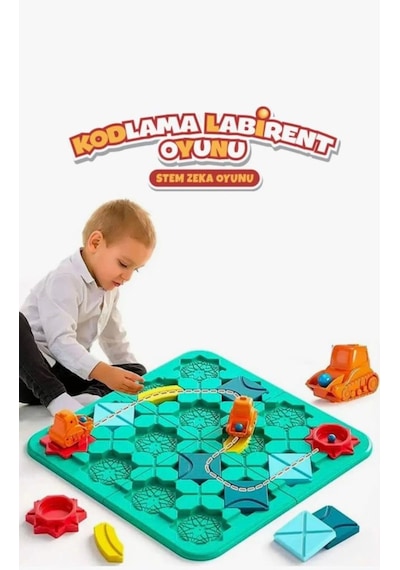 Kodlama Labirent 4 Farklı Zorluk Seviyeli 118 Çözümlü Zeka Ve Mantık Geliştirici Eğitici Oyun Seti