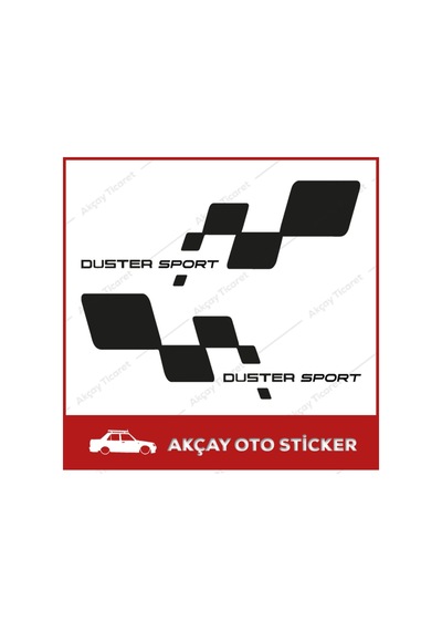 Dacia Duster Sport Sticker Duster Sticker Dacia Oto Sticker