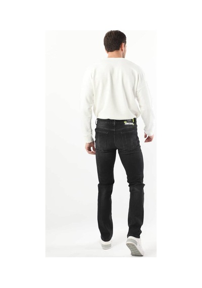 Banny Jeans Erkek Dizi Yırtık Jean Pantolon Siyah 28