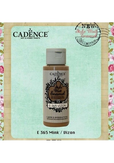 Style Matt Enamel Cam & Porselen Boyası 59 Ml. E-365 Vizon Diğer