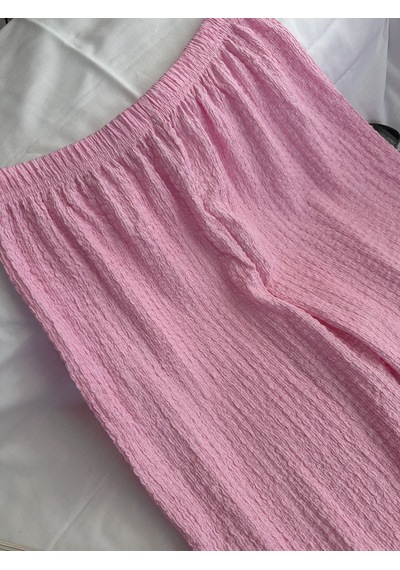 Intive Cool Comfort Waffle Kumaş Pamuklu Nefes Alabilir Basic Yazlık Jogger Pantolon Cepsiz Pembe Intive Cool Comfort Waffle Kumaş Pamuklu Nefes Alabilir Basic Yazlık Jogger Pantolon Cepsiz Pembe