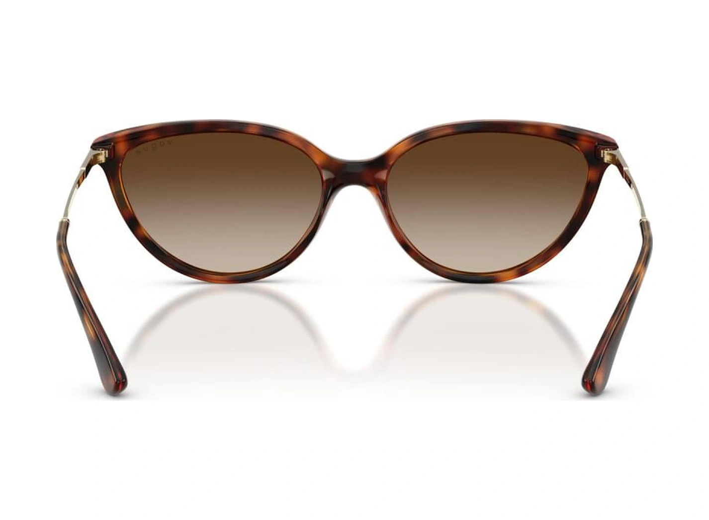 5672s W65613 57 Cat Eye Güneş Gözlüğü Kahverengi