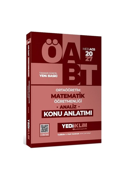 Yediiklim 2027 Öabt Meb-ags Lise Ortaöğretim Matematik Öğretmenliği Analiz Konu Anlatımı