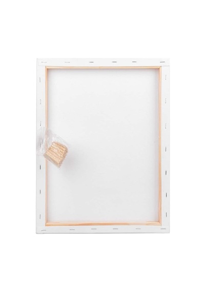 Ewtshop Gerdirme Çerçeveli Tuvaller, %100 Pamuk, 5 Adet, 30 X 40 Cm, Kanvas, Sanat Tuvali, Tuval Pano, Beyaz Genel