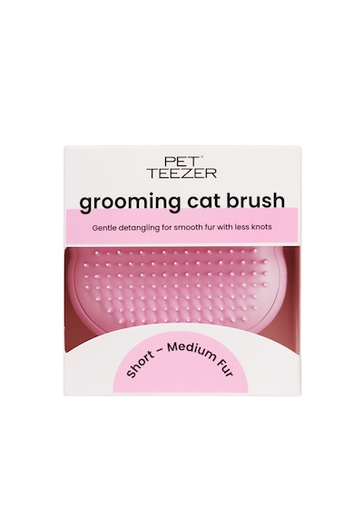 Tangle Teezer Pet Teezer Cat Grooming Brush Millennial Pink Kedi