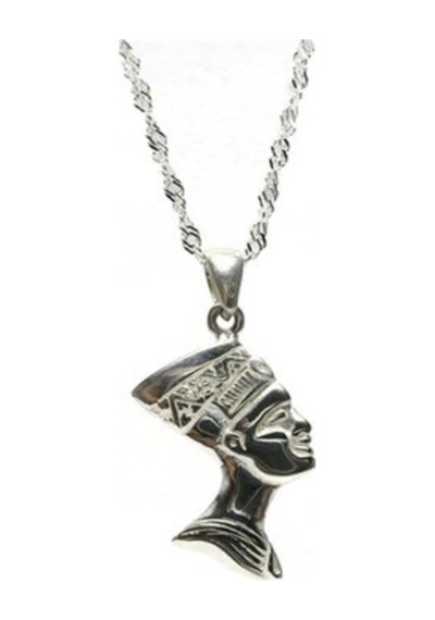 Vog Antik Mısır Nefertiti Küçük 925 Ayar Gümüş Sevgiliye,anneye,eşe,arkadaşa Hediye Kolye