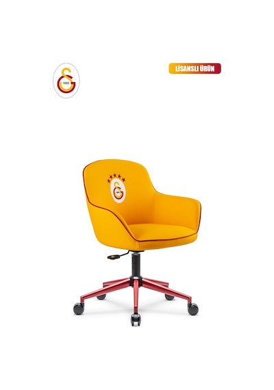 Fanchair X Galatasaray Icon Sarı Lisanslı Çalışma Koltuğu-105
