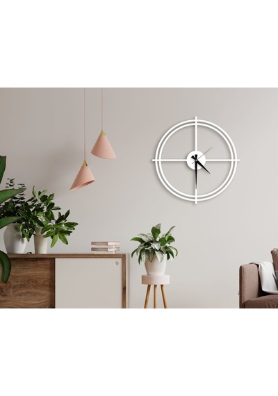 Bk Home Dekoratif 45Cm Ahşap Duvar Saati-60