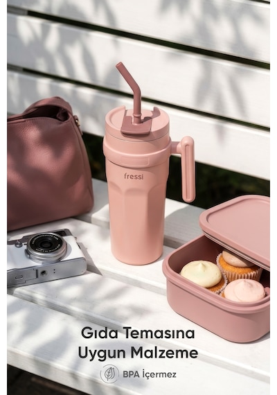 Fressi Calora Termos Paslanmaz Çelik 950 Ml Fr-t956 Pembe