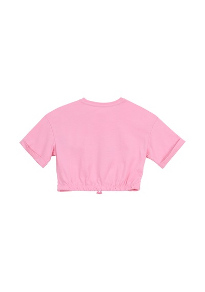 Jeep Pembe Kız Çocuk %100 Pamuk T-shirt J6sg-tst7627