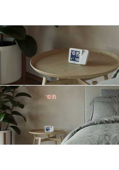 Braun Dijital Kablosuz Projeksiyonlu Çalar Saat, Orta Avrupa Saat Dilimi İçin Dcf Negatif Lcd Ekran, Hızlı Ayar Ve Diğer