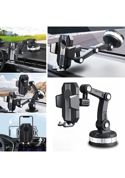 Bay Jel Vantuzlu Cama Takılabilen Güçlü 360 Derece Dönebilen Ayarlanabilir Araç Içi Vantuzlu Telefon Tutucu Bx40 Diğer