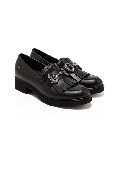 Vernice Nero Oxford Klasik Kadın 844859ds Donna Serena 4859 Vernıce Nero Siyah
