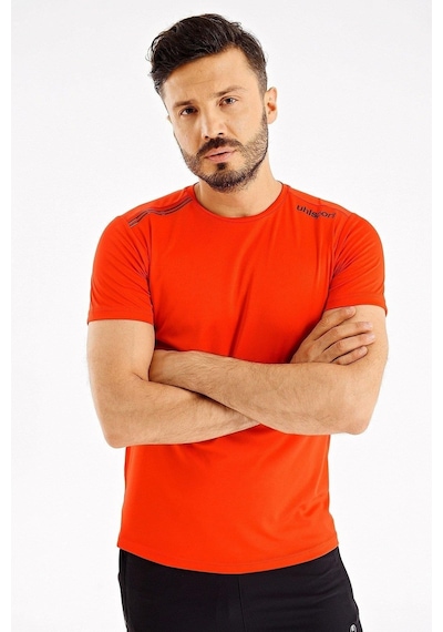 Uhlsport Erkek Günlük T-shirt Kevin M 3202110 Kırmızı SİYAH