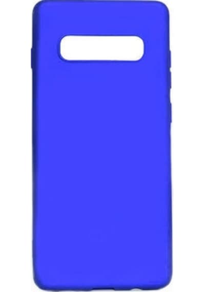 Samsung Galaxy Uyumlu S10 Plus Kılıf Esnek Premier Silikon Kapak Lacivert