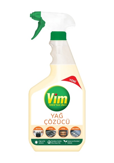 Vim Mutfak Yağ Çözücü Sprey 750 ML