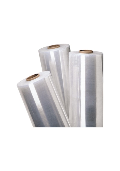 Palet Rulo Streç Film Folyo - Şeffaf - 17 Mikron - 50 CM x 300 Metre - 3 Adet