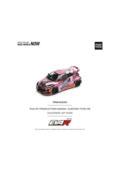 Pop Race 1/64 Eva Rt Production Model Custom Type-08 Goodride Gr Yarıs - Pr640220