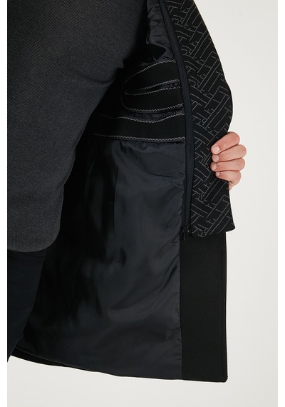 Buratti Yırtmaçlı Slim Fit Mono Yaka Kaşe Erkek Kaban 58400589 Siyah
