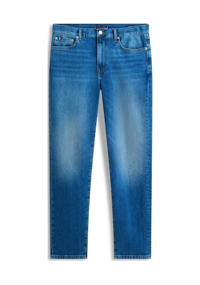 Tommy Hilfiger Slım Straıght Denton Jean Pantolon Düz Paça Cobalt Mavi-16416 Blue