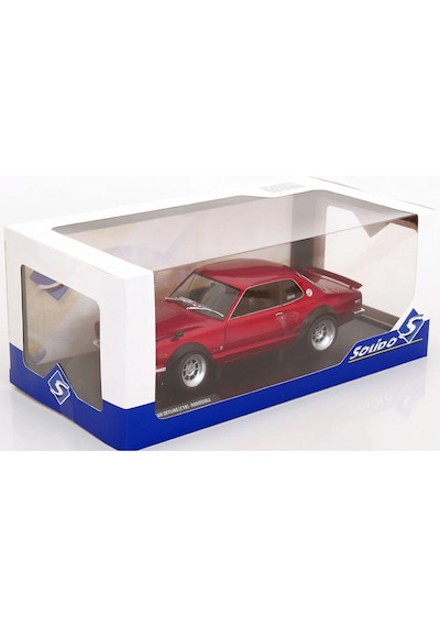 1:18 Solido 1970 Nissan Skyline C10 Hakosuka - Red Metallic