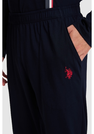 U.S. Polo Assn. Erkek Lacivert Pijama Takımı 50333255 Vr033