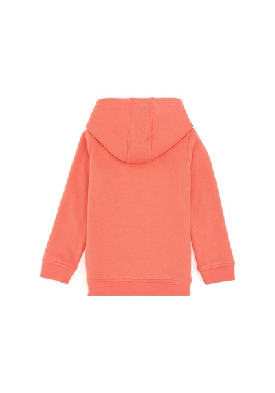U.S. Polo Assn. Kız Çocuk Nar Çiçeği Kapüşonlu Basic Sweatshirt 50292512-VR239