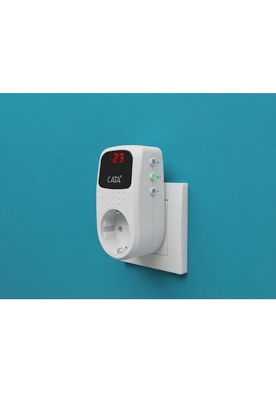 Cata Ct-9197 Dijital Ekranlı Akım Korumalı Priz 4000w - Voltaj Koruyucu Regülatör Zaman Ayarlı 0