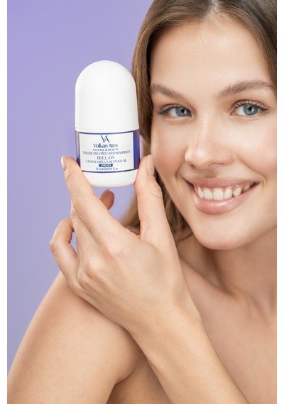 Volkan Ates Natural & Beauty Lavanta Yağlı Terleme Önleyici Roll-on 50 Ml