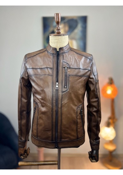 Always Leather Usta İşi Özel Dikim %100 Hakiki Deri 1803340021 Kahverengi