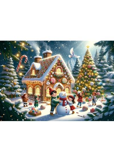 Art Çocuk Mutlu Yılbaşı 200 Parça Puzzle