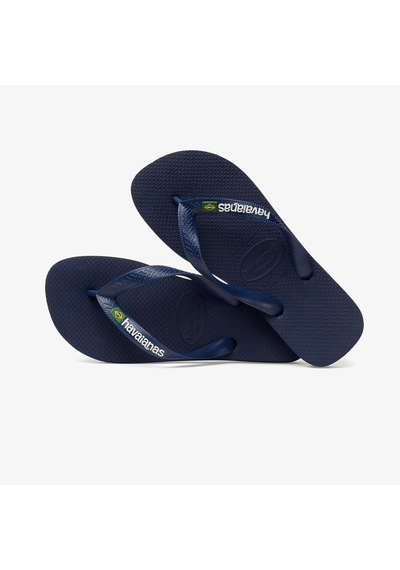Havaianas Brasil Logo Erkek Lacivert Terlik 4110850 Lacivert