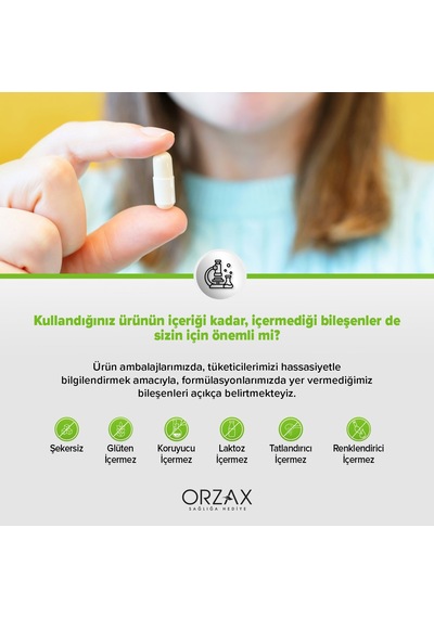 Orzax Ocean Krom Pikolinat 90 Kapsül - 200 Μg Krom İçeren Takviye Edici Gıda