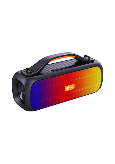 Lecoo DS155 30W Kablosuz Bluetooth 5.0 RGB IPX5 TWS Stereo Boombox Taşınabilir Hoparlör