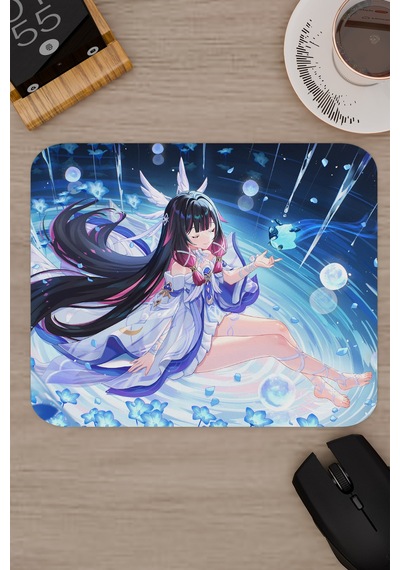 Columbina Damselette Genshin Impact Anime Oyuncu V3 - 22x18 Gaming Mouse Pad Fare Altlığı
