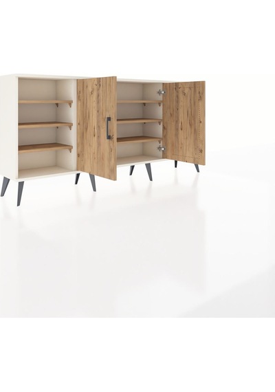 Arges Konsol 9 Raflı 2 Kapaklı 176x30x83 Aytaşı-çam/çam Çam/çam Arges Konsol 9 Raflı 2 Kapaklı 176x30x83 Aytaşı-çam/çam Çam/çam