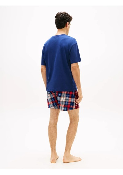Tommy Hilfiger Ss Woven Short Prınt Set Erkek Kırmızı Boxer - Um0um03832