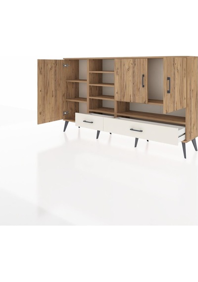 Arges Konsol 8 Raflı 2 Çekmeceli 3 Kapaklı 176x30x99 Çam-çam/aytaşı Atlas Çam/aytası - Atlas Çam Arges Konsol 8 Raflı 2 Çekmeceli 3 Kapaklı 176x30x99 Çam-çam/aytaşı Atlas Çam/aytası - Atlas Çam
