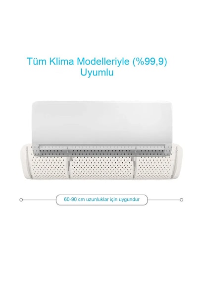 Şeffaf Klima Hava Yönlendirici 90x27cm Modern Tasarım