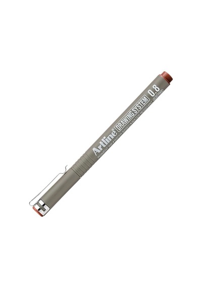 Artline Teknik Çizim Kalemi 0.8mm Sepia