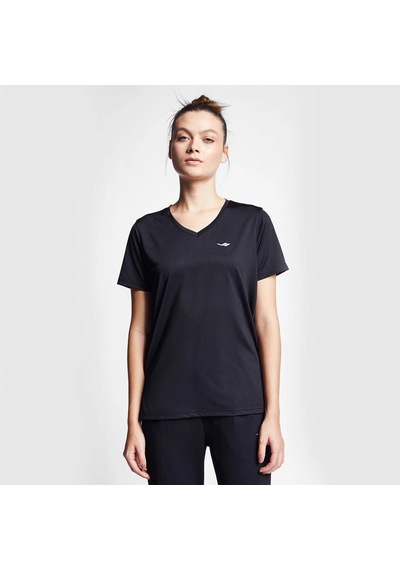 Lescon Kadın Kısa Kollu T-shirt 24s-2208-24b 24btbb002208-siyah